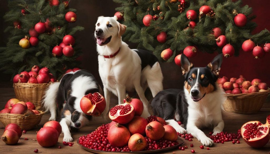 can dogs eat pomegranates