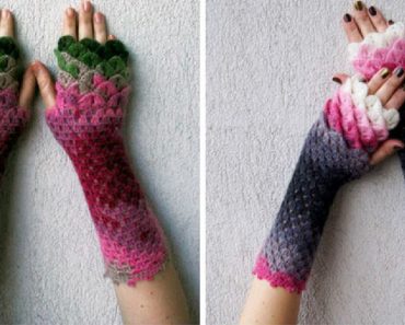 These Dragon Gloves With Crocheted Scales Are Coming Your Way Just In Time For Winter