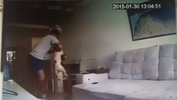 fiance beating dogs