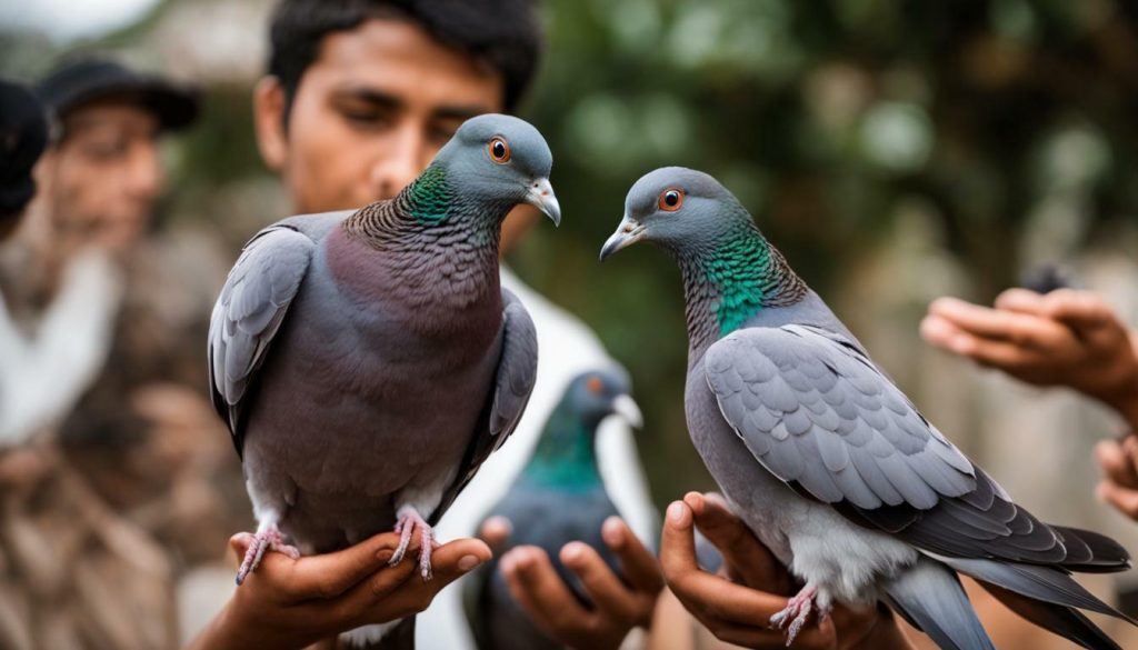 Pigeons as Trusting Companions