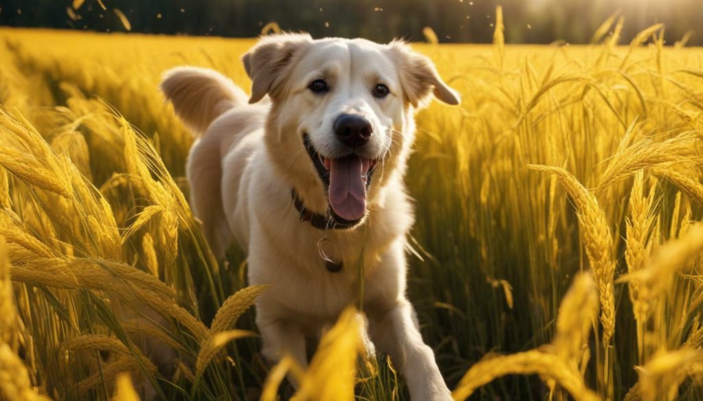 benefits of yellow rice for dogs