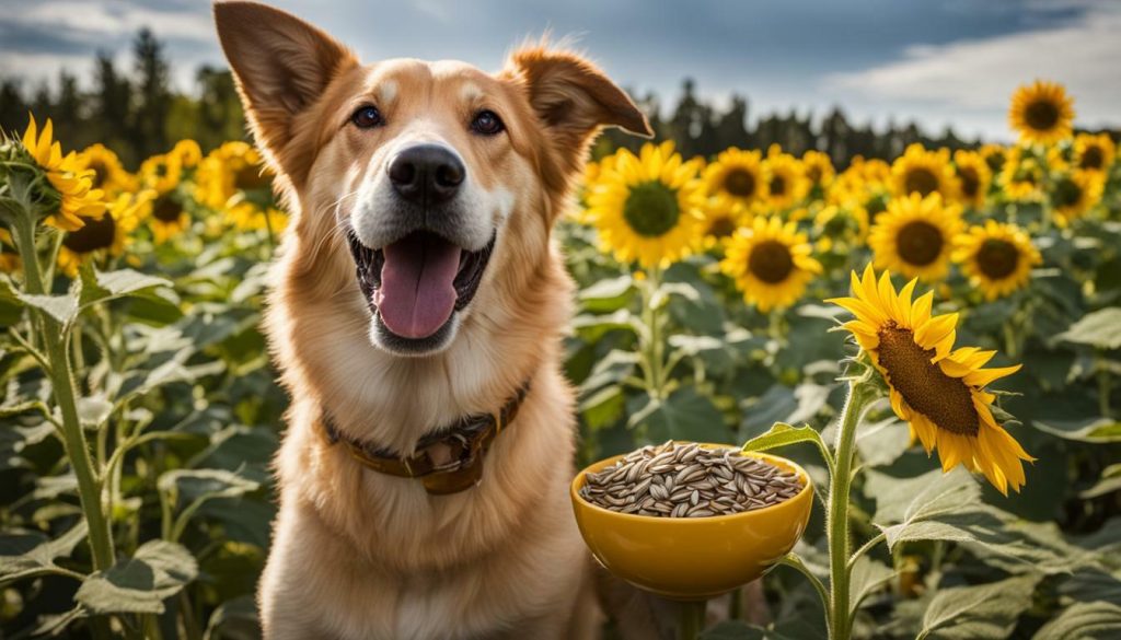 can dogs consume sunflower seeds