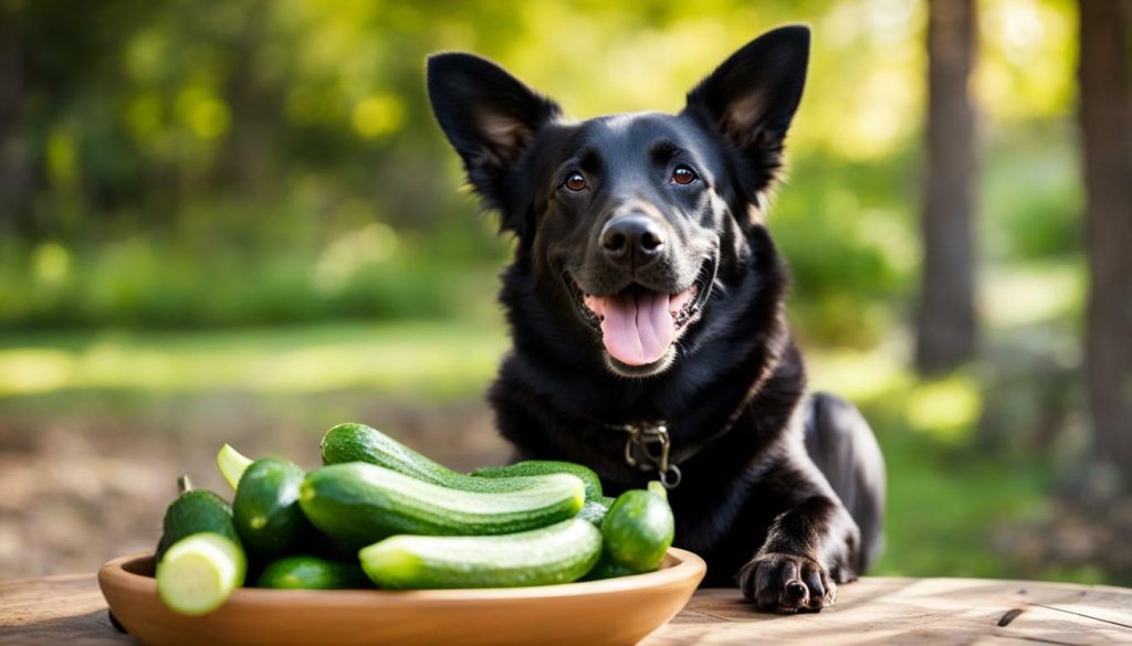 cucumbers for dogs