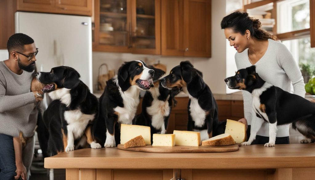 dogs and brie cheese