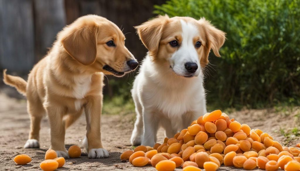 dried apricots and pet dogs