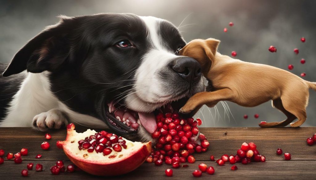 feeding pomegranates to dogs