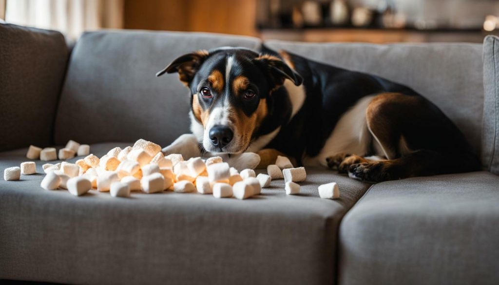 health effects of dogs eating marshmallows