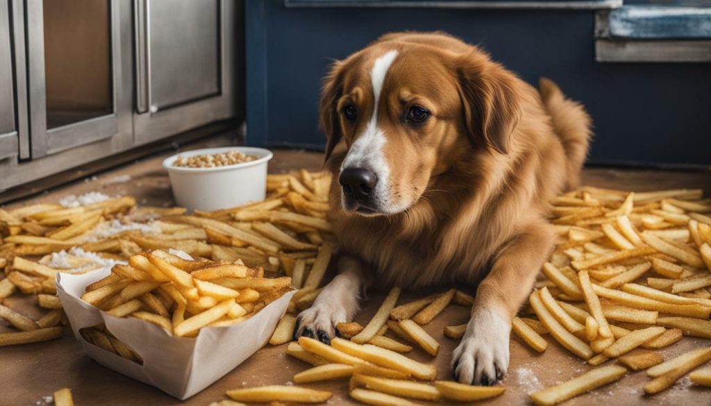 health risks of dogs eating french fries