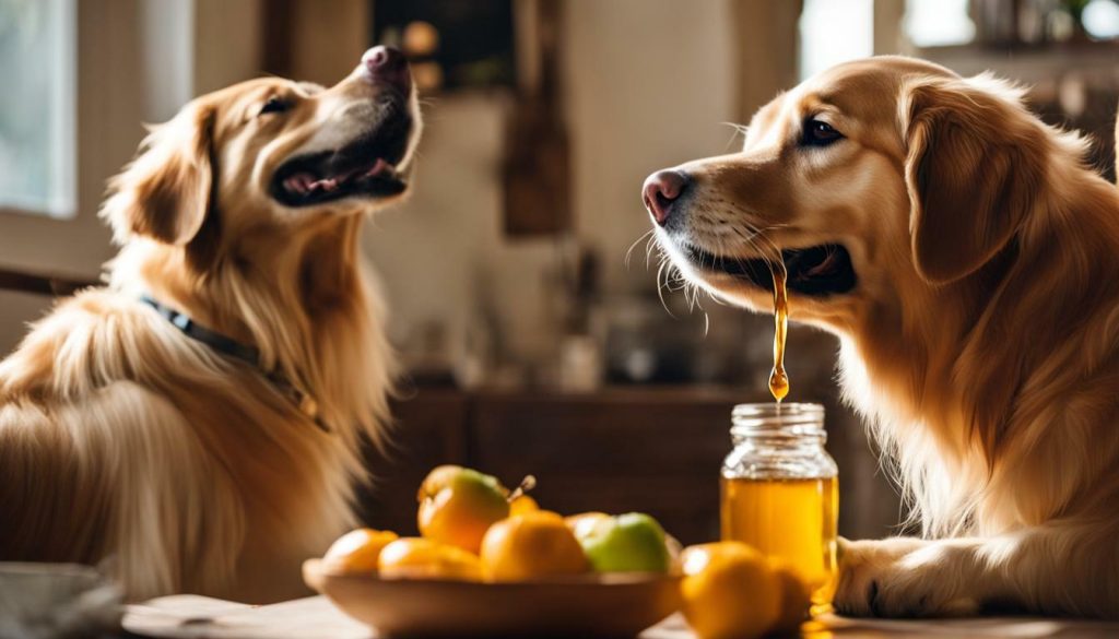 incorporating honey into a dog's diet
