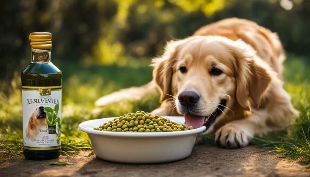 olive oil in a dog's diet