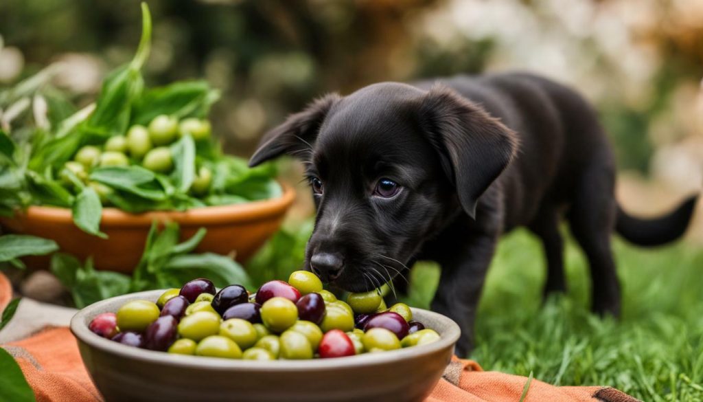 olives and canine nutrition