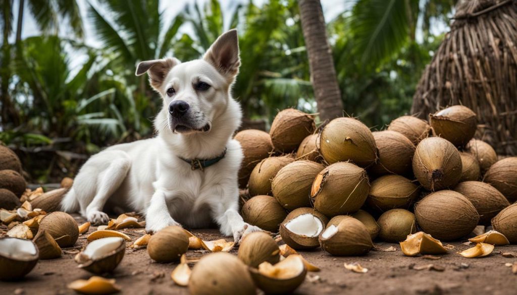 risks of feeding coconut to dogs