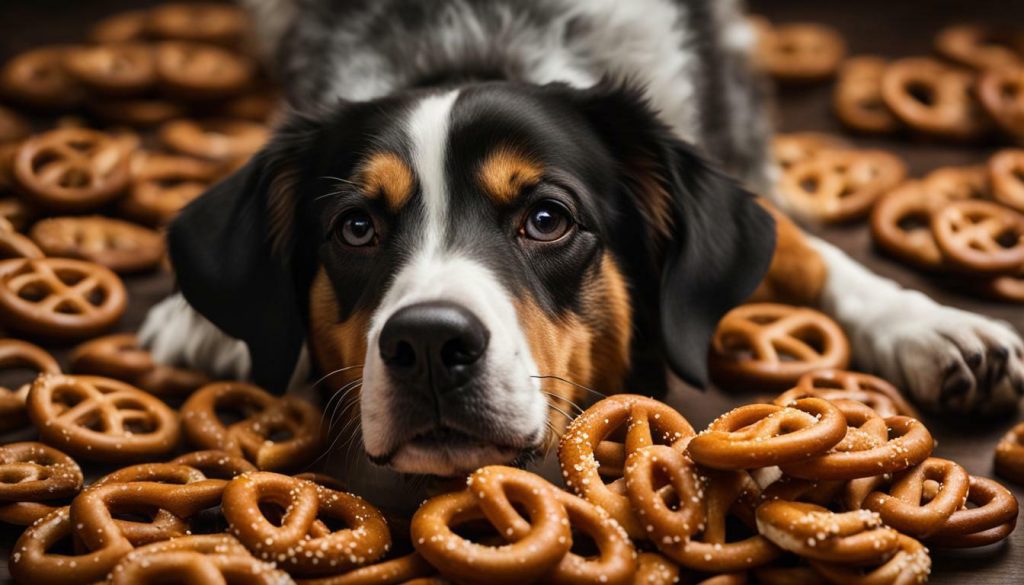risks of feeding pretzels to dogs