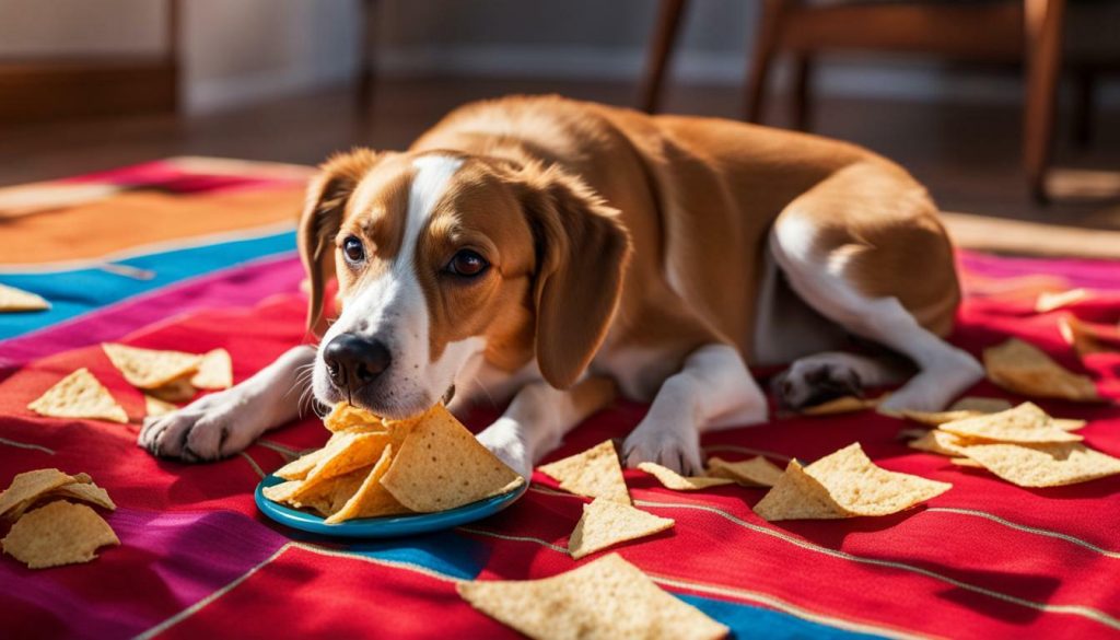 tortilla chips for dogs