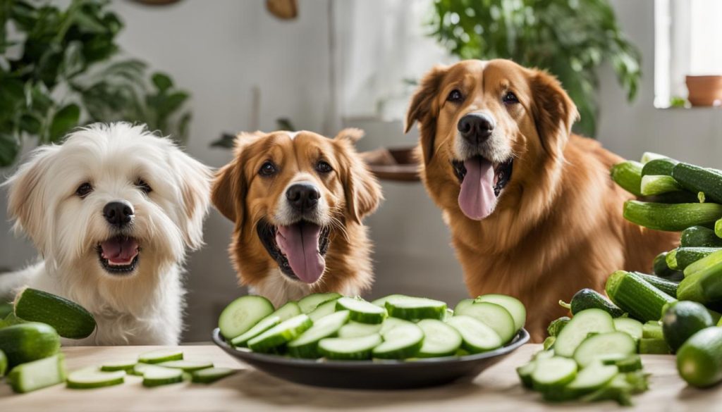 feeding cucumbers to dogs image