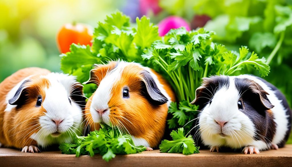 Benefits of parsley for guinea pigs