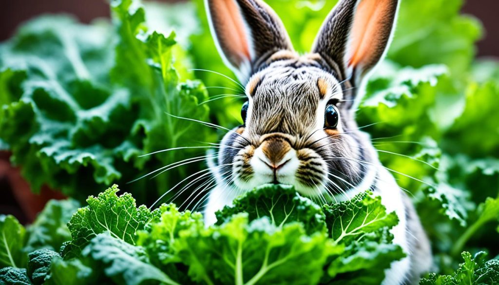 Can rabbits eat kale image