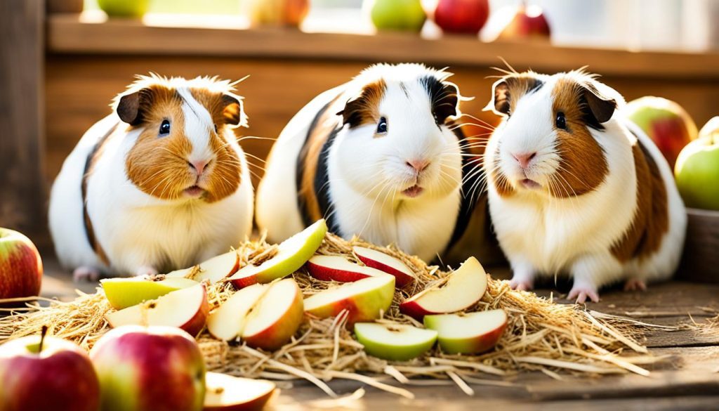 apple treats for guinea pigs
