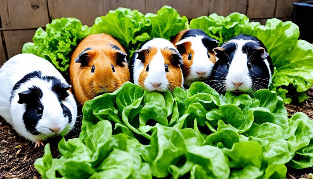 can guinea pigs eat lettuce