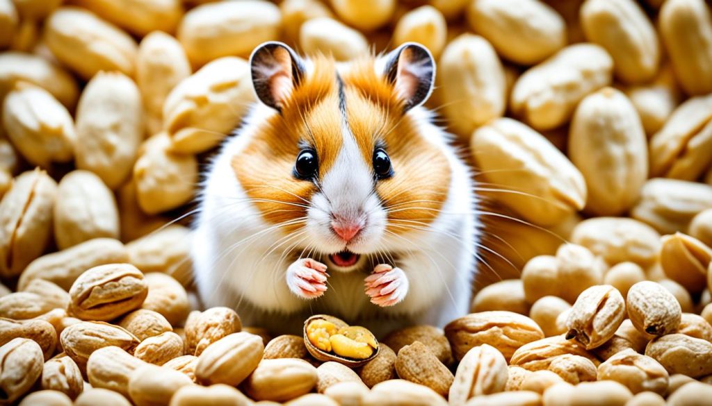 can hamsters eat whole peanuts