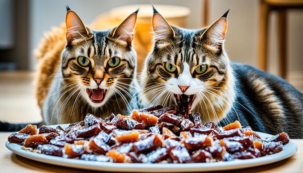 cats eating dates