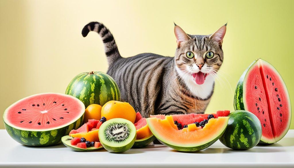 feeding cats fruit