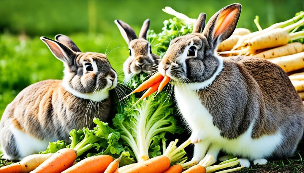 feeding rabbits parsnips