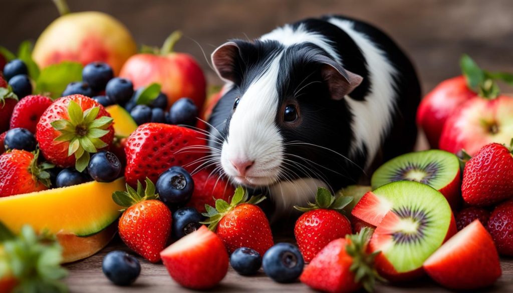 fruit for guinea pigs