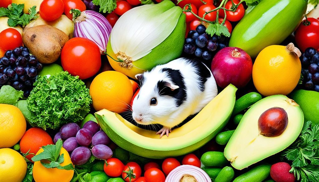 harmful foods for guinea pigs