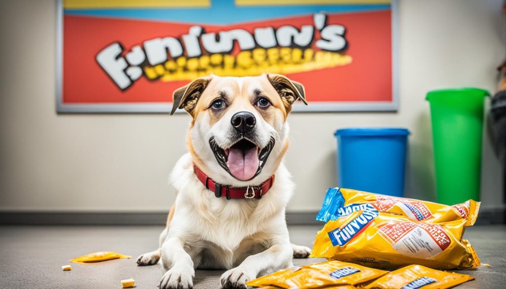 health concerns from dogs eating Funyuns