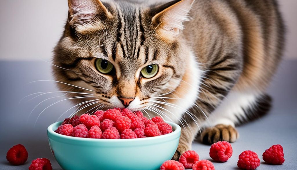 how many raspberries can cats eat