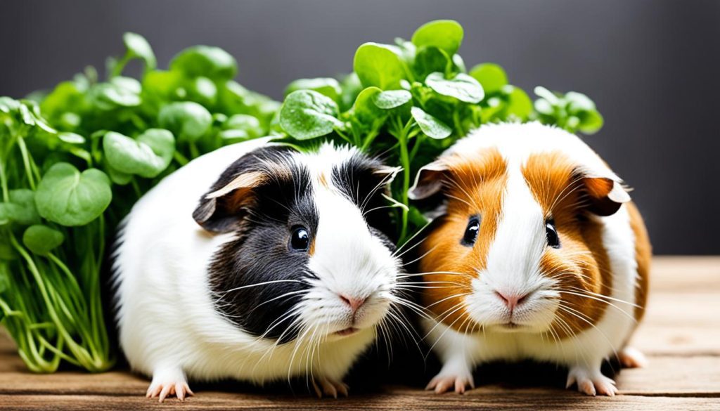 is watercress safe for guinea pigs