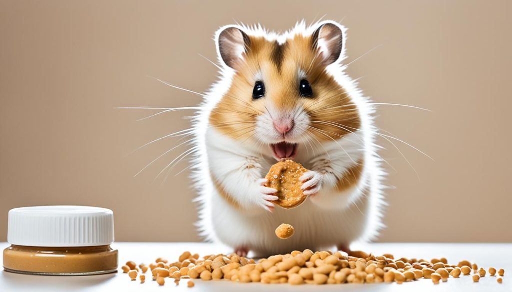 peanut butter as a treat for hamsters