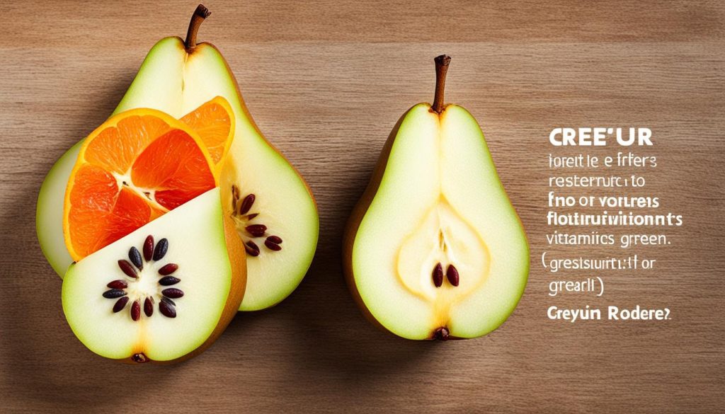 pear nutrition facts