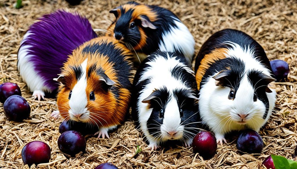 plums for guinea pigs