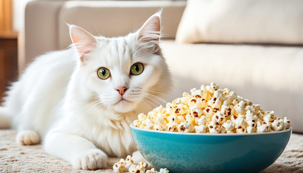 popcorn safety for felines