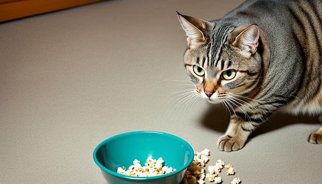 popcorn safety for felines