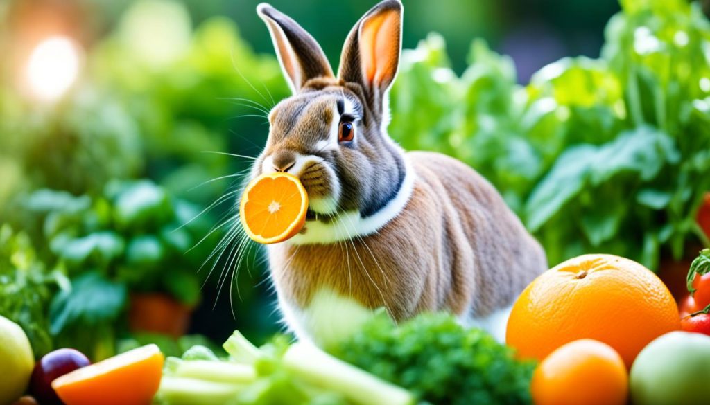 precautions when feeding oranges to rabbits