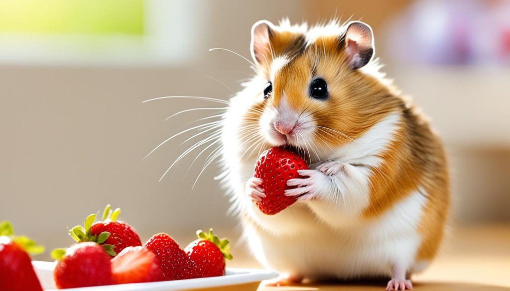 precautions when feeding strawberries to hamsters