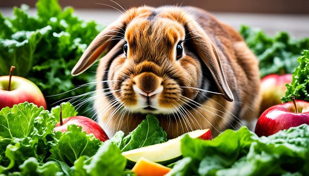 rabbits apple diet