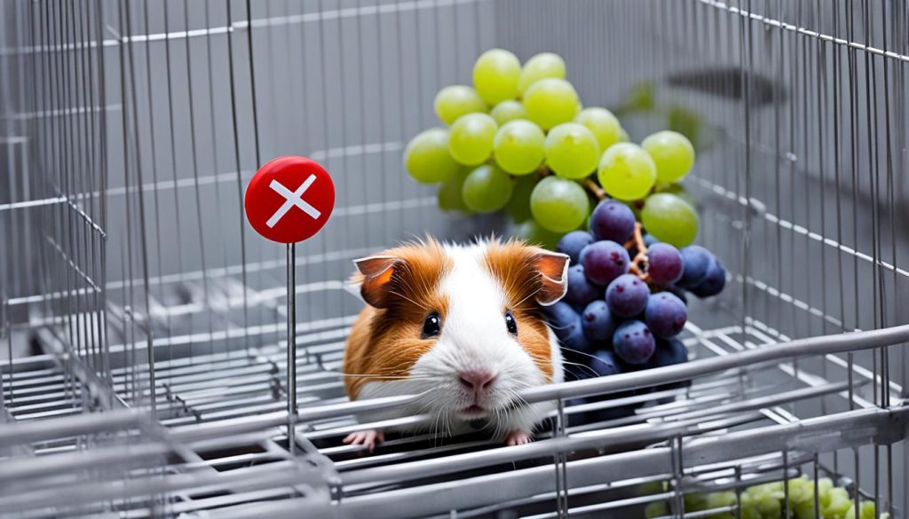 risks of feeding grapes to guinea pigs