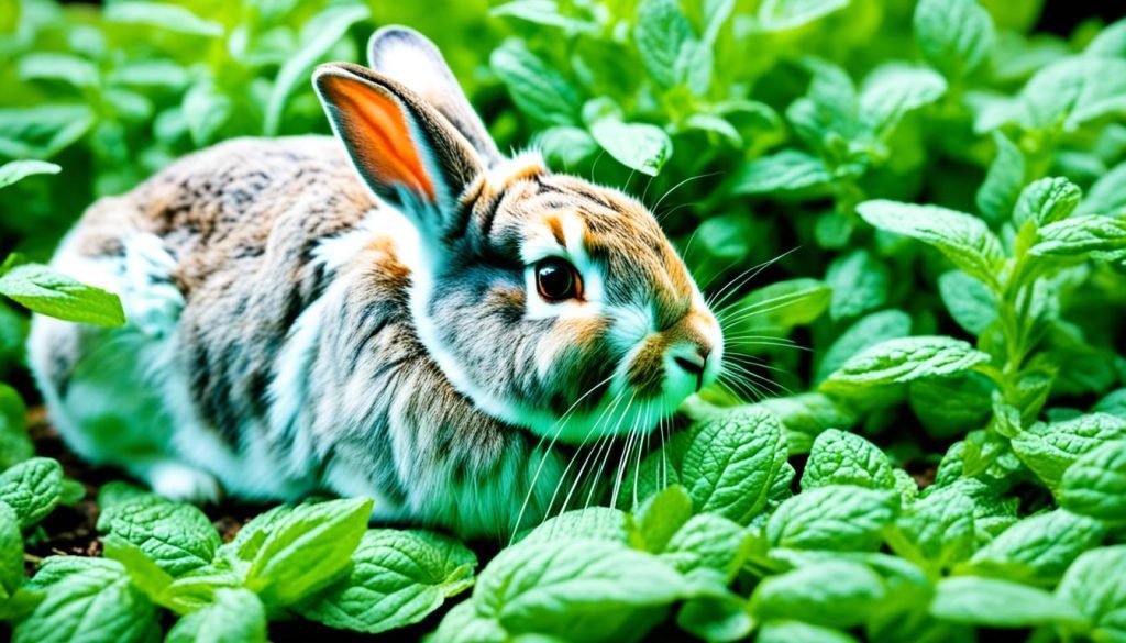 risks of feeding mint to rabbits