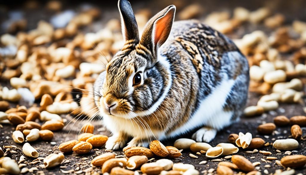 risks of feeding rabbits peanuts