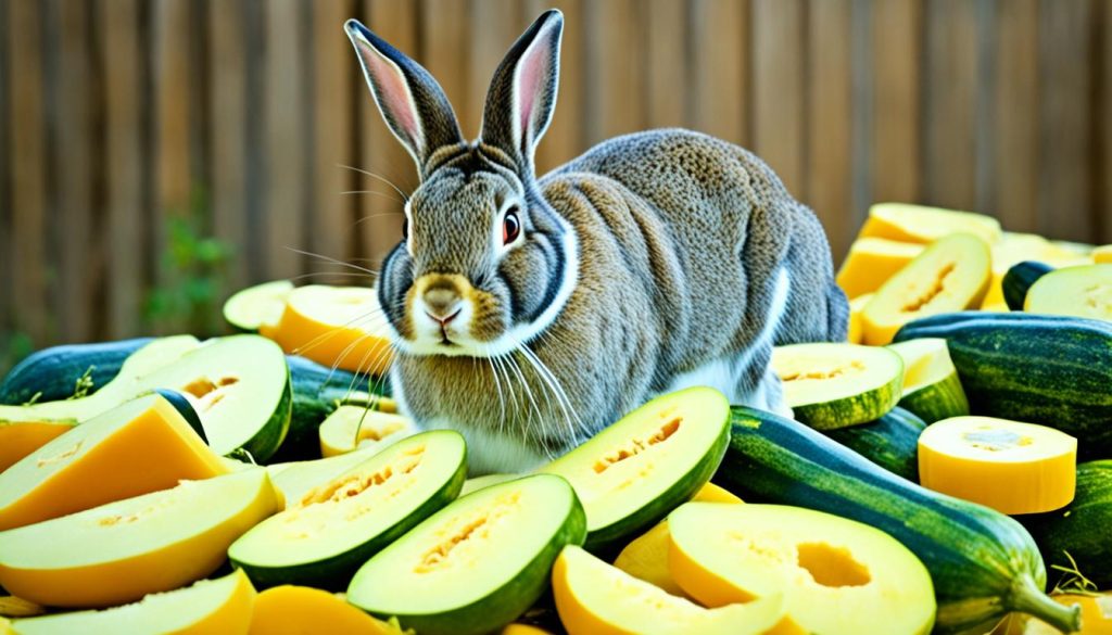 risks of feeding squash to rabbits