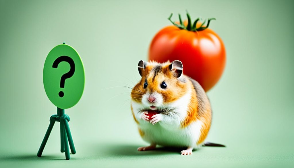 risks of feeding tomatoes to hamsters