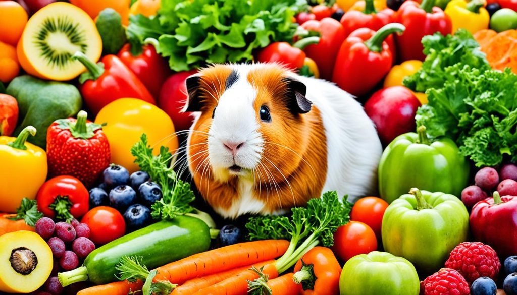 safe fruits and vegetables for guinea pigs