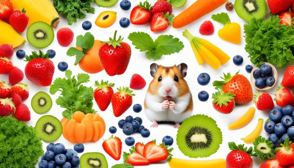 safe fruits and vegetables for hamsters