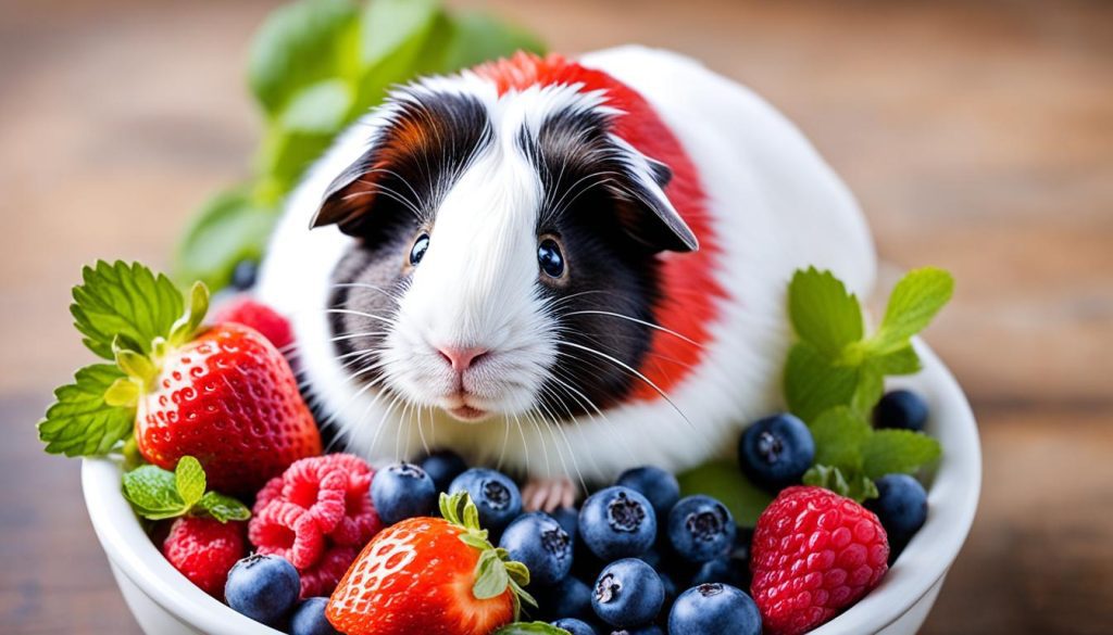 safe fruits for guinea pigs