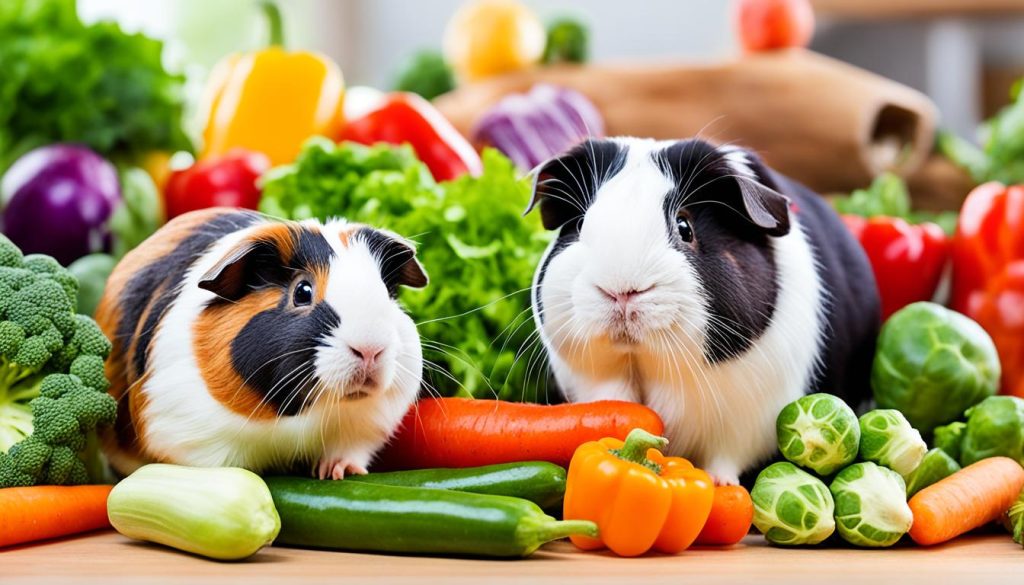 safe vegetables for guinea pigs