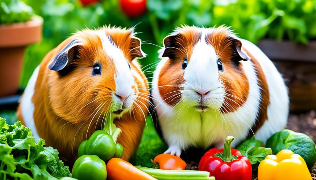 safe vegetables for guinea pigs